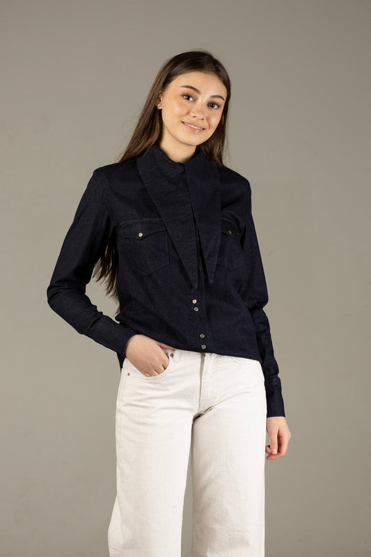 Mia jeans blouse